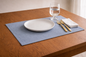 PALM LANE SOLID LINEN COTTON TABLE PLACEMAT - 4PC SET
