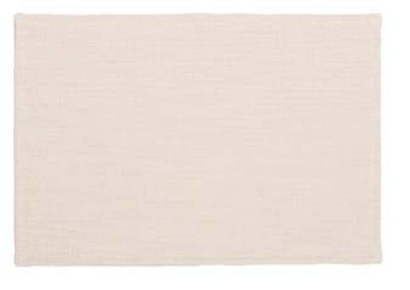 PALM LANE SOLID LINEN COTTON TABLE PLACEMAT - 4PC SET