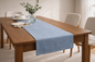 PALM LANE SOLID LINEN COTTON TABLE RUNNER