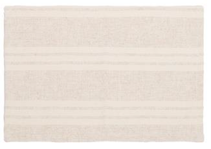 PALM LANE STRIPED LINEN COTTON TABLE PLACEMAT - 4PC SET