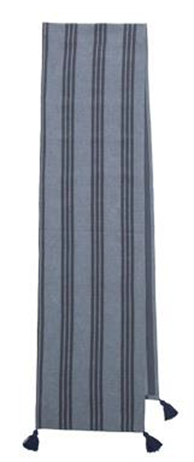 PALM LANE STRIPED LINEN COTTON TABLE RUNNER