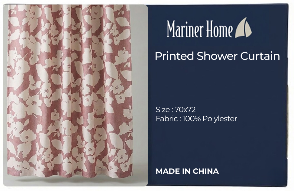 Printed Shower Curtain