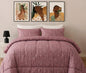 Printed Microfiber Comforter Set
