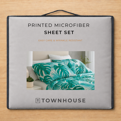 Printed Microfiber Sheet Set