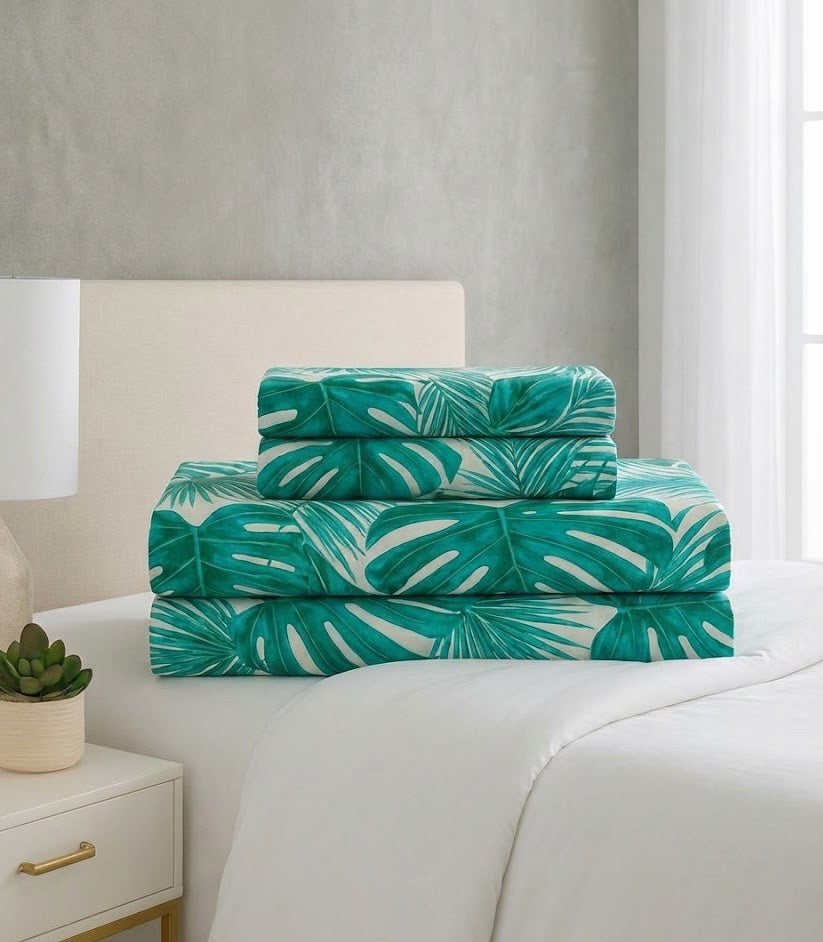 Printed Microfiber Sheet Set