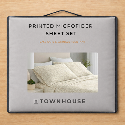 Printed Microfiber Sheet Set