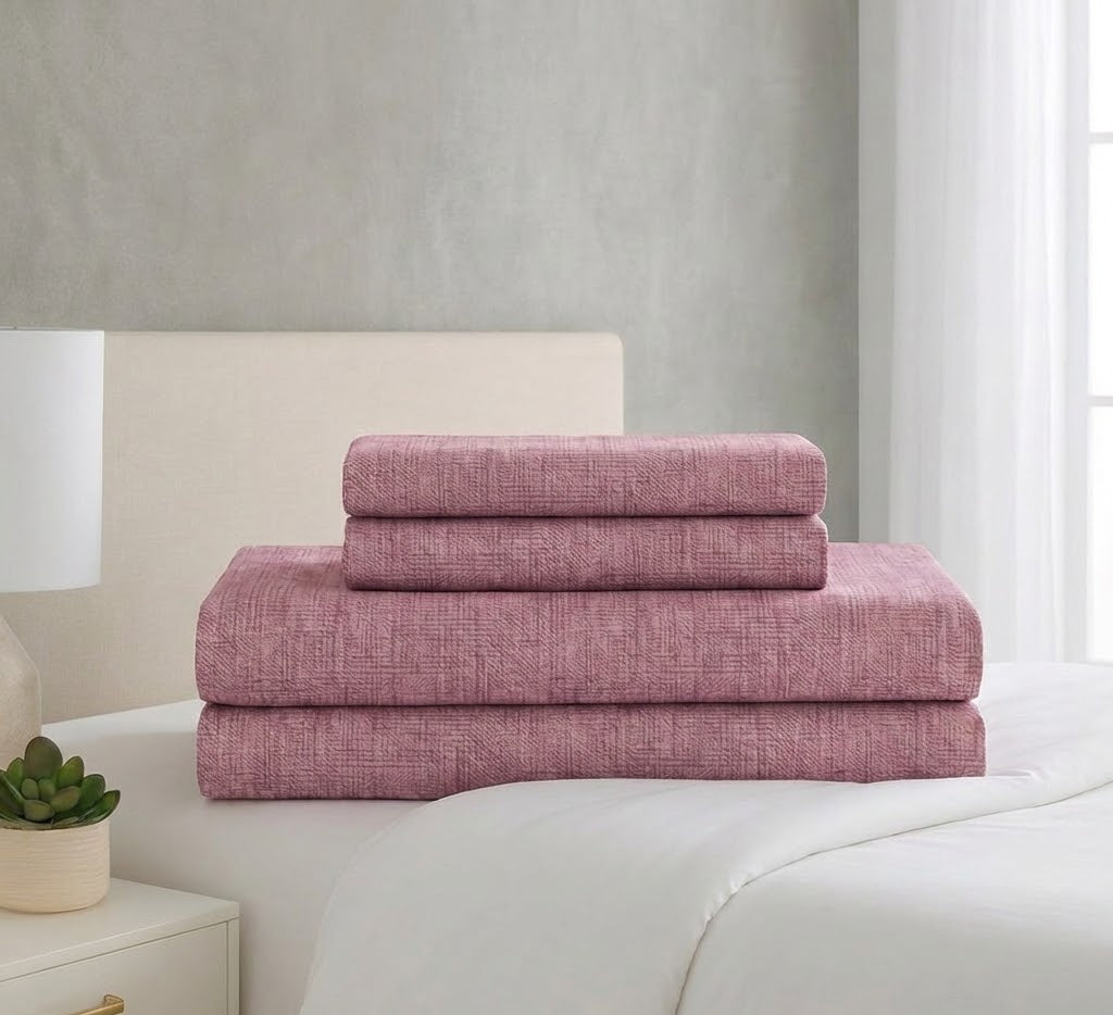 Printed Microfiber Sheet Set