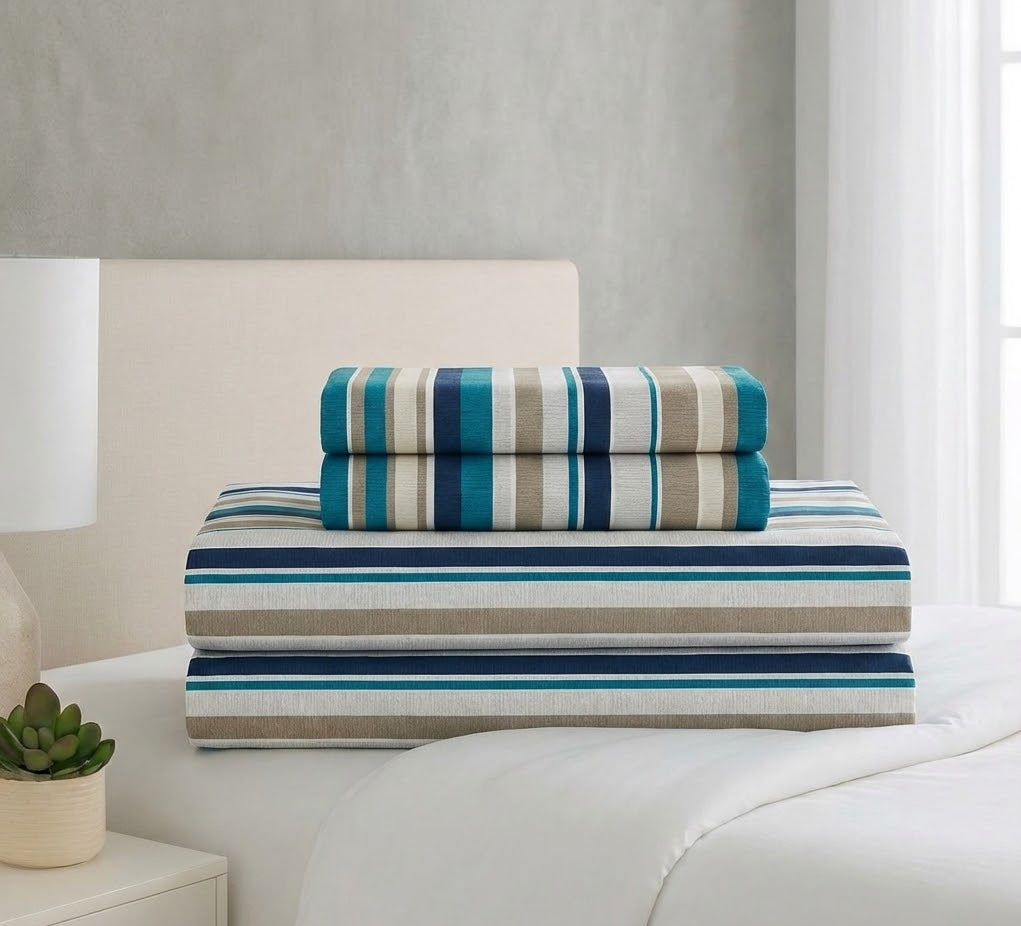 Printed Microfiber Sheet Set