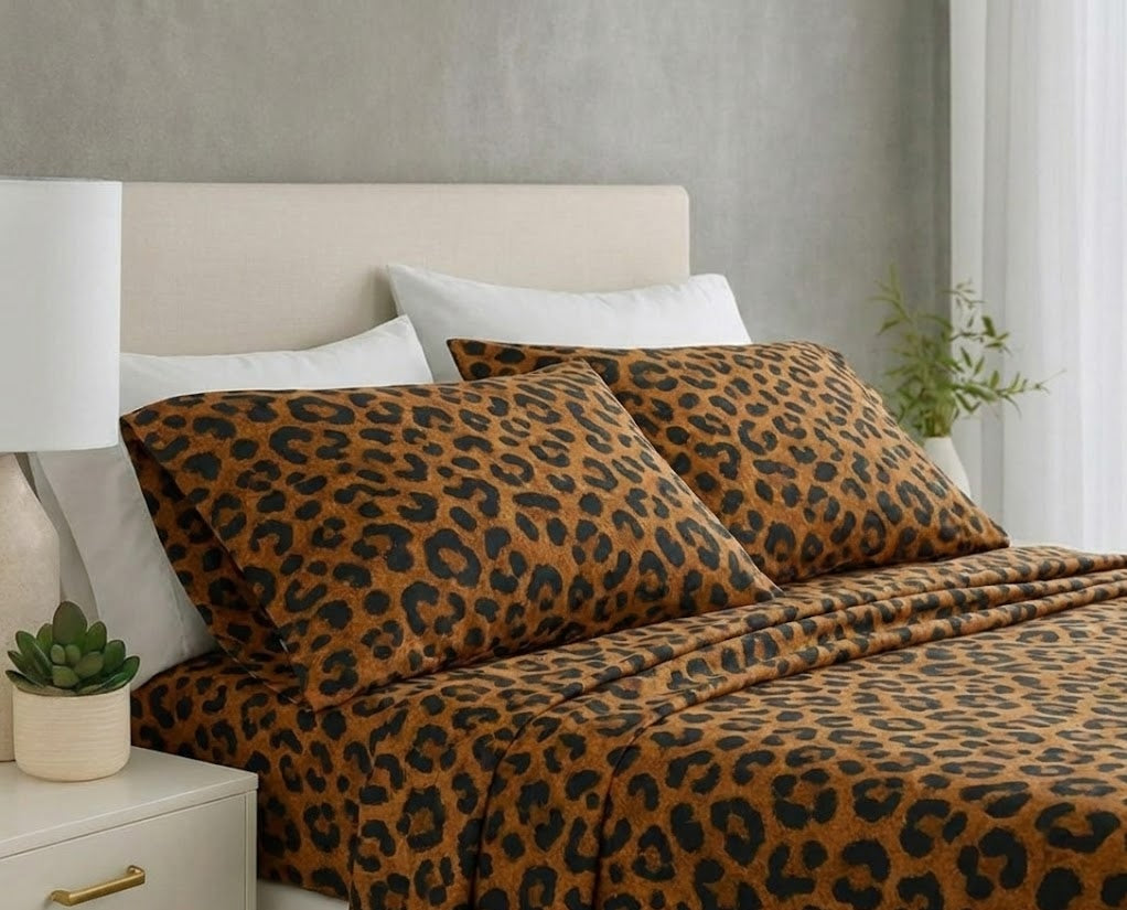 Printed Microfiber Sheet Set