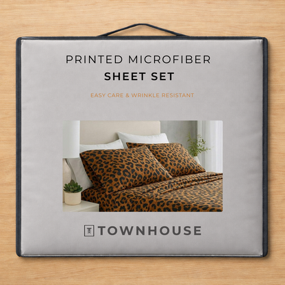 Printed Microfiber Sheet Set