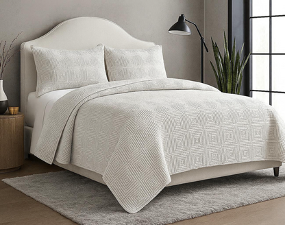 Matelassé 4pc Quilt Set