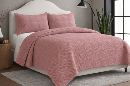 Matelassé 4pc Quilt Set