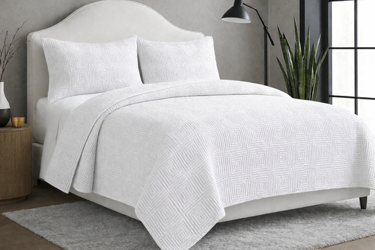 Matelassé 4pc Quilt Set