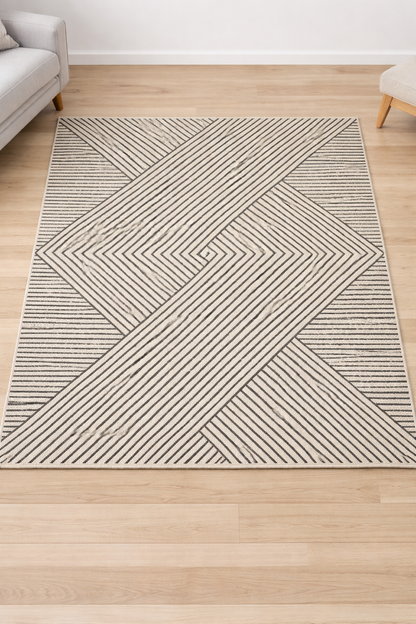 Modern Printed Rug - Assorted Prints (Flat Weave, Non-slip)