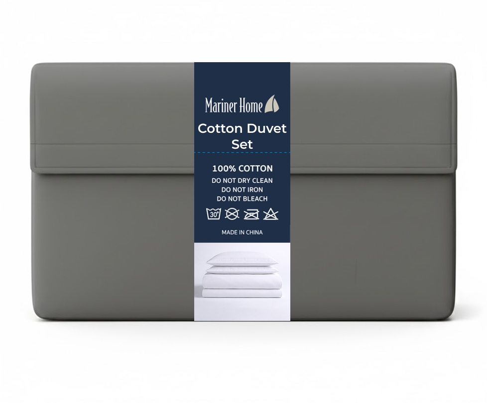 T300 Solid Cotton Duvet Set