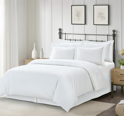 T300 Solid Cotton Duvet Set