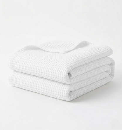 Waffle Cotton Blanket (90x90)