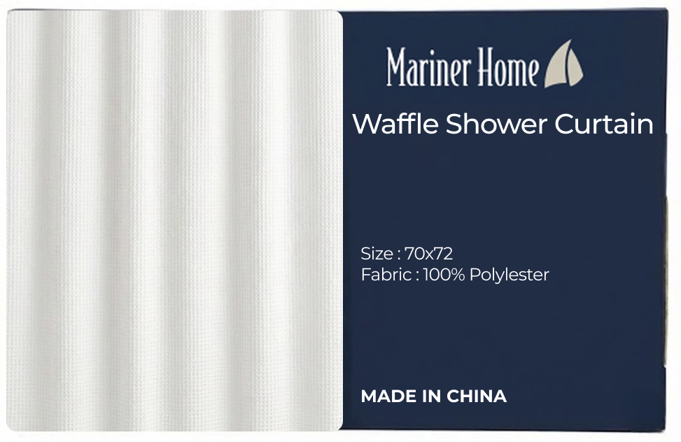 Waffle Shower Curtain