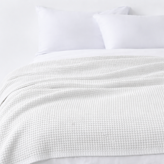 Waffle Cotton Blanket (90x90)
