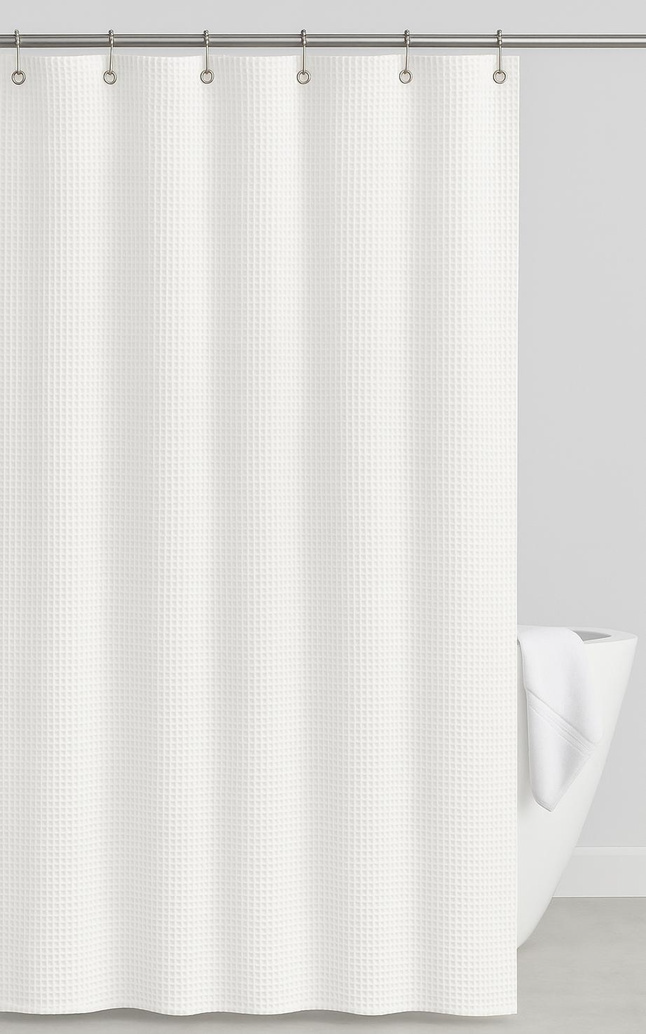 Waffle Shower Curtain