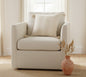 PALM LANE STRIPED LINEN COTTON CUSHION
