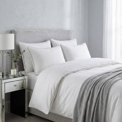 PALM LANE T1000 EMBROIDERED PIPING DUVET