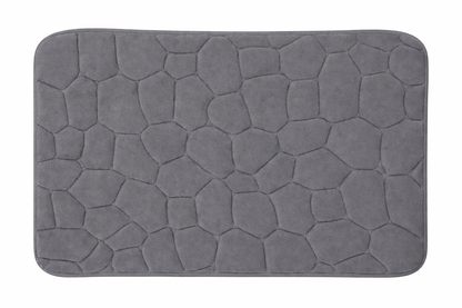 Tumbled Pebbles Plush Non Slip Bathmat