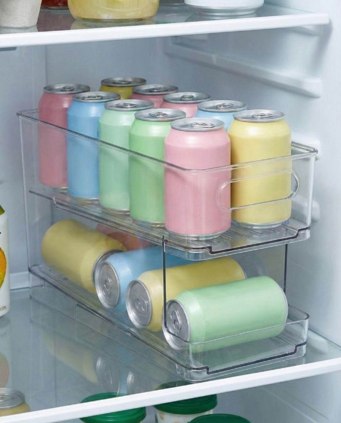 BEVERAGE STORAGE RACK DOUBLE LAYER