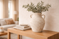 TUSCAN DOUBLE-HANDLE CLAY ARTISAN URN