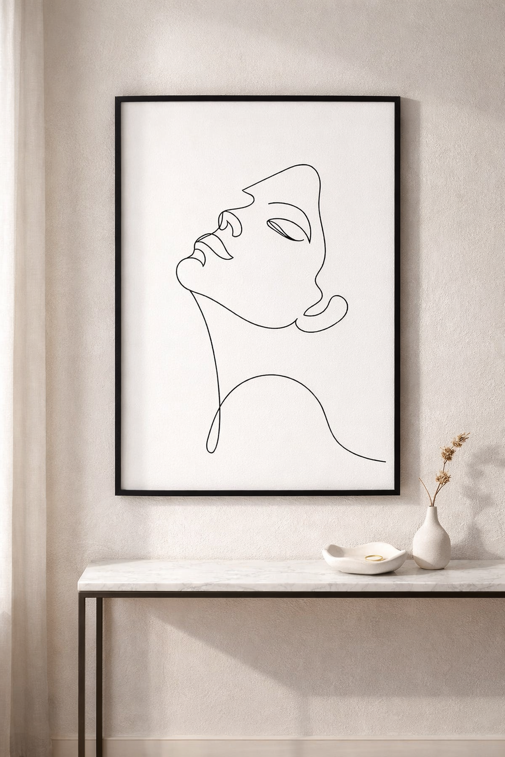 WALL ART CONTOURED SERENITY