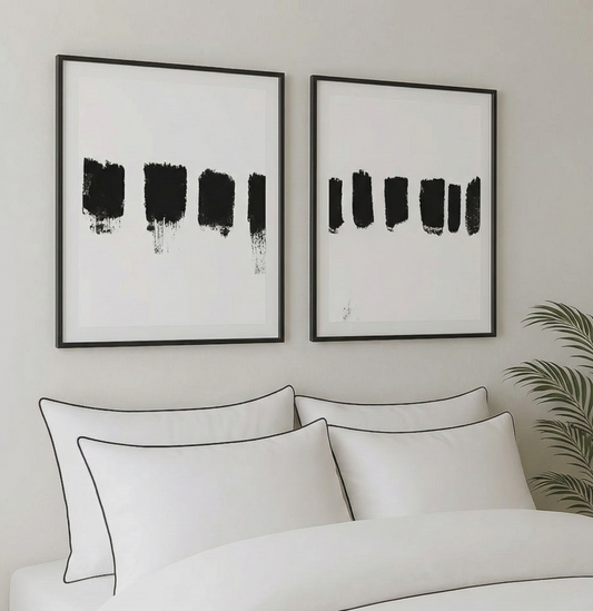 WALL ART ECHOES IN BLACK 2
