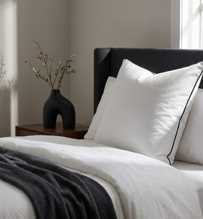 PALM LANE T1000 EMBROIDERED PIPING EURO SHAM