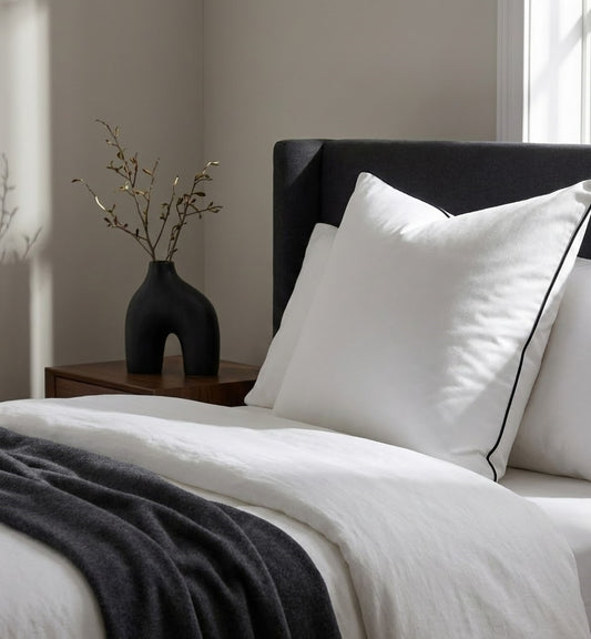 PALM LANE T1000 EMBROIDERED PIPING EURO SHAM