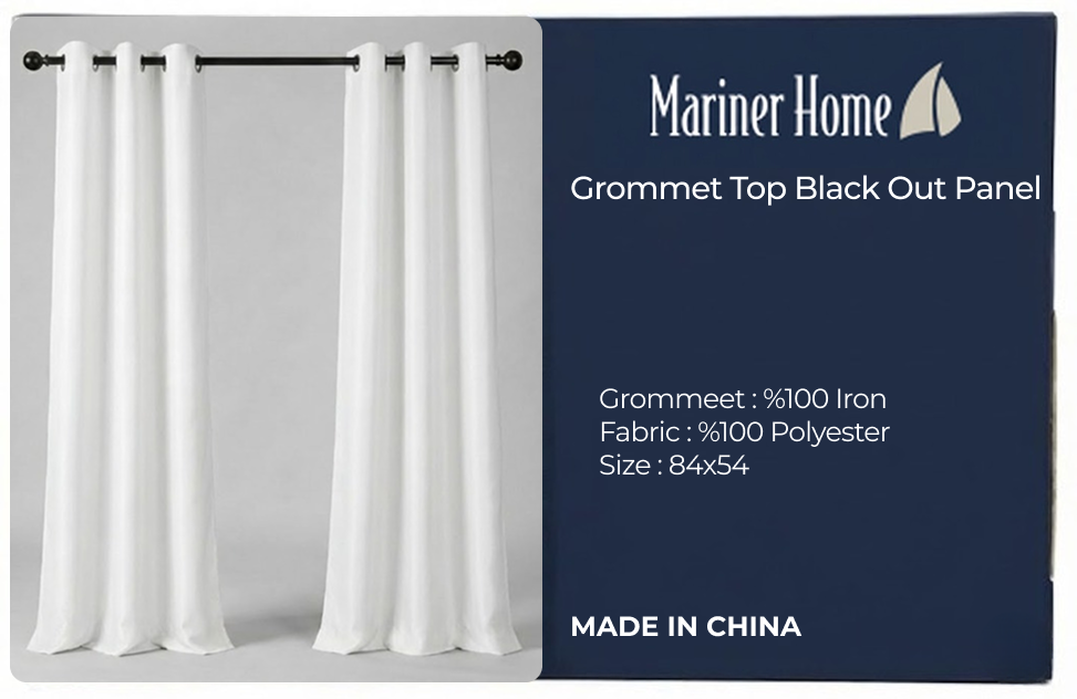 Gromet Top Black Out Panel