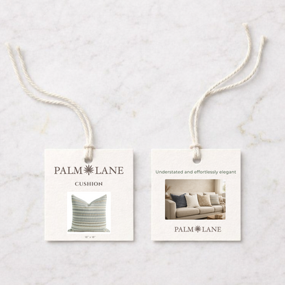 PALM LANE HANDMADE STRIPED KNITTED PU CU