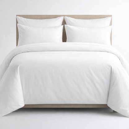 PALM LANE T400 SOLID DUVET COVER SET