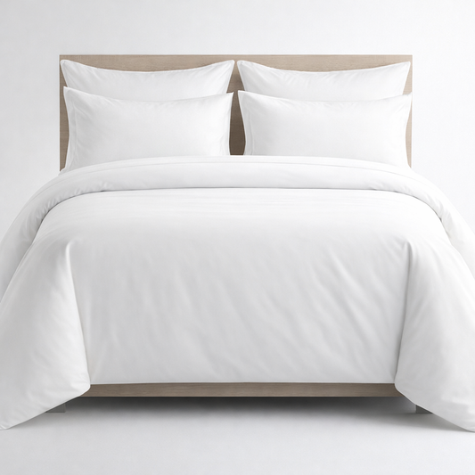 PALM LANE T400 SOLID DUVET COVER SET