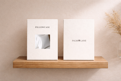 PALM LANE T400 SOLID PILLOW CASE PAIR