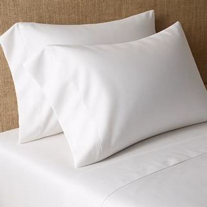 PALM LANE T400 SOLID PILLOW CASE PAIR