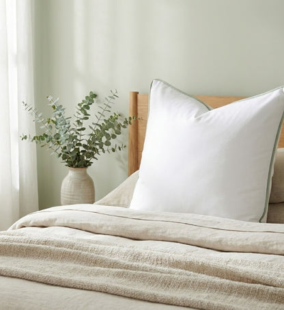 PALM LANE T1000 EMBROIDERED PIPING EURO SHAM