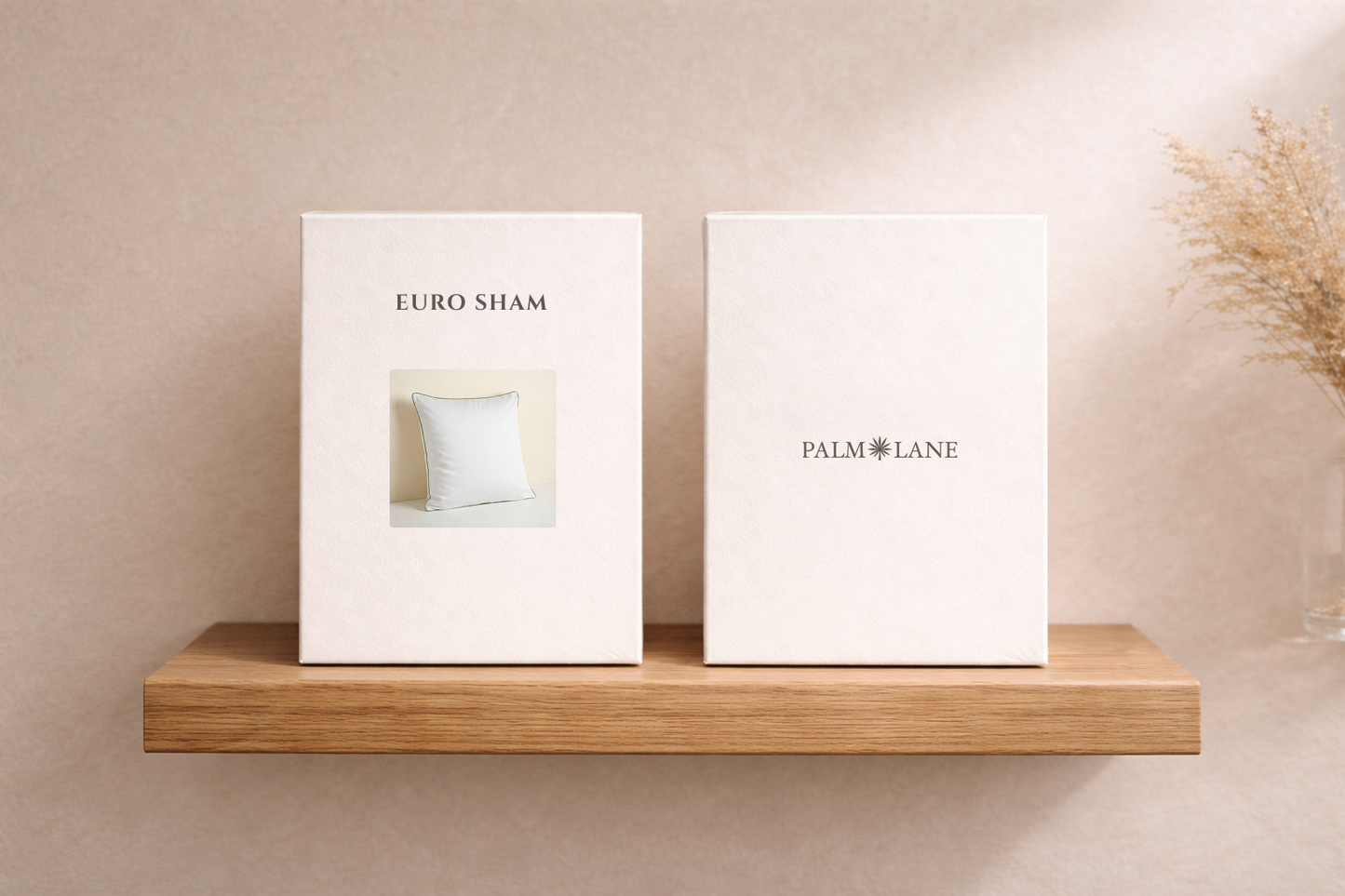 PALM LANE T1000 EMBROIDERED PIPING EURO SHAM