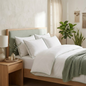PALM LANE T1000 EMBROIDERED PIPING DUVET