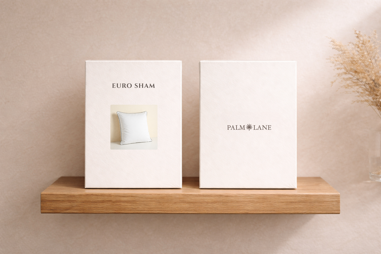 PALM LANE T1000 EMBROIDERED PIPING EURO SHAM