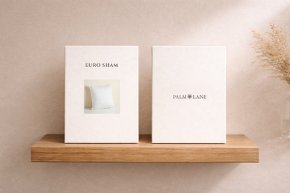 PALM LANE T1000 EMBROIDERED PIPING EURO SHAM