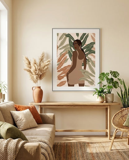 Wall Art - Tropical Lady 1