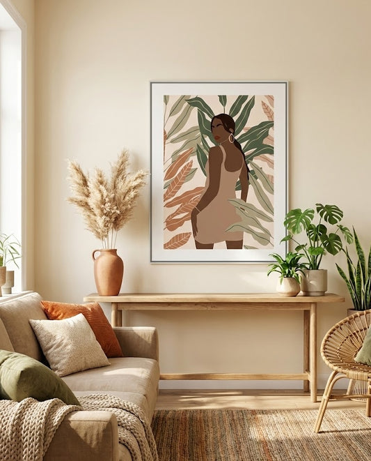 Wall Art - Tropical Lady 1