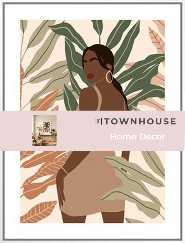 Wall Art - Tropical Lady 1
