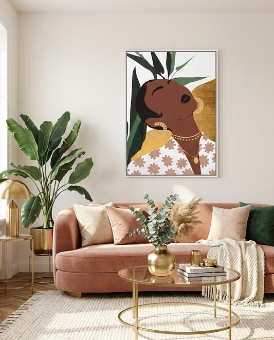 Wall Art - Tropical Lady 2