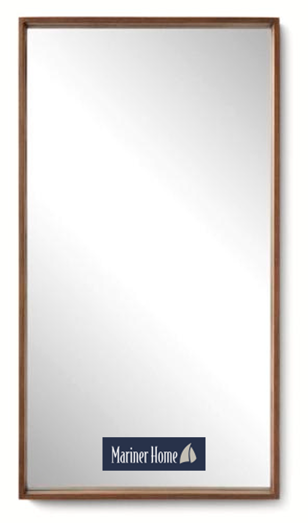 Wood Framed Tall Mirror