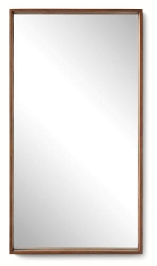 Wood Framed Tall Mirror